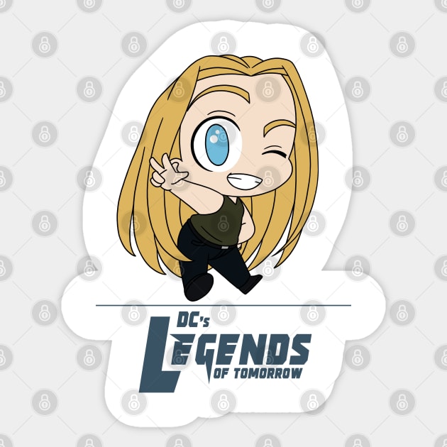 Tiny Sara Lance Sticker by RotemChan